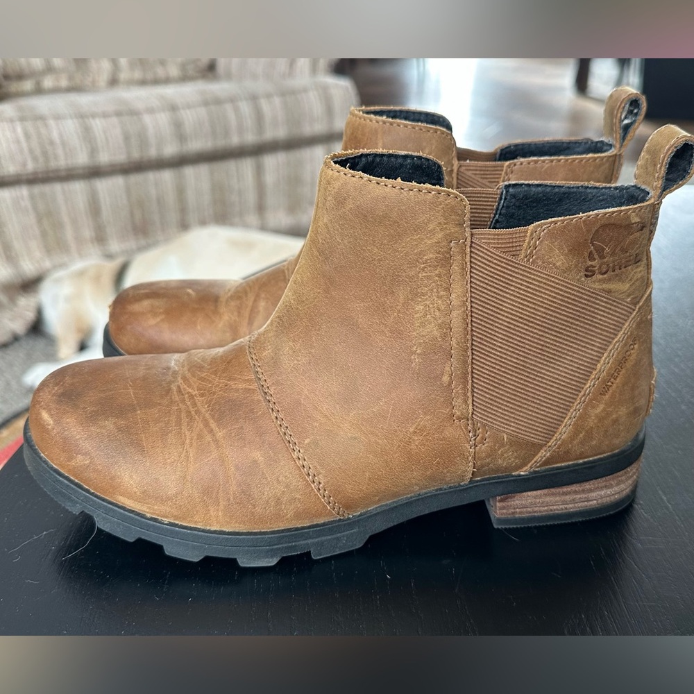 Sorel womens Brown Leather Boots